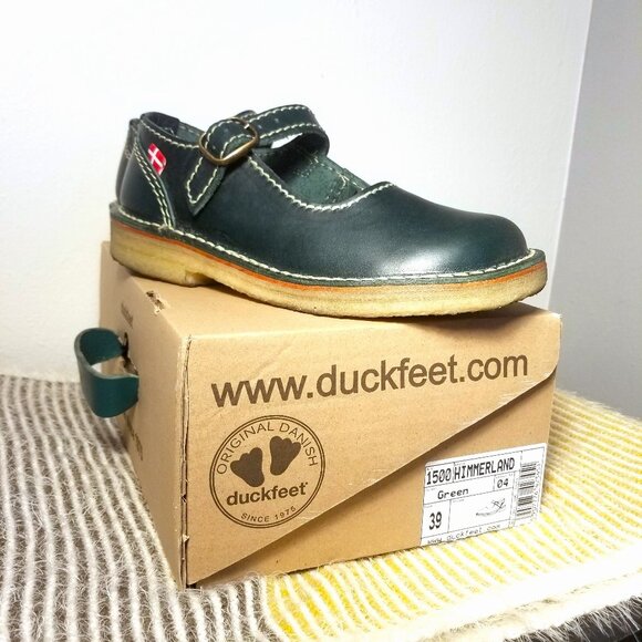 Duckfeet Himmerland Mary Janes in Green size 39 - Picture 2 of 14